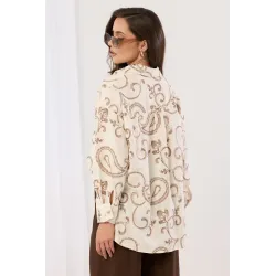 Koszula boho w dekoracyjny wzór paisley