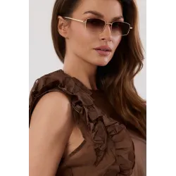 Bluzka bez rękawów z falbanami