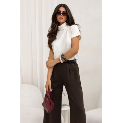 WISKOZOWA BLUZKA Z GOLFEM