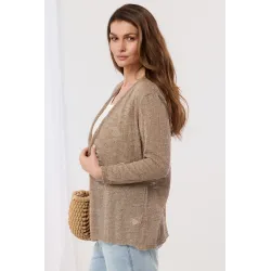 Kardigan o lekkim splocie