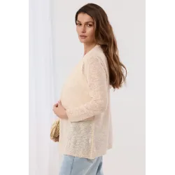 Kardigan o lekkim splocie