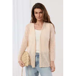 Kardigan o lekkim splocie