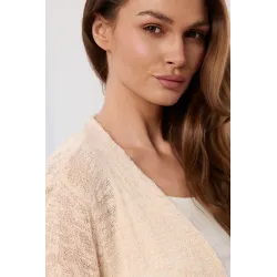 Kardigan o lekkim splocie