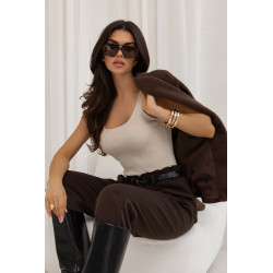 TOP Z PRĄŻKOWANEJ DZIANINY