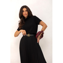 WISKOZOWA BLUZKA Z GOLFEM