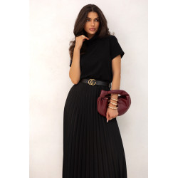 WISKOZOWA BLUZKA Z GOLFEM