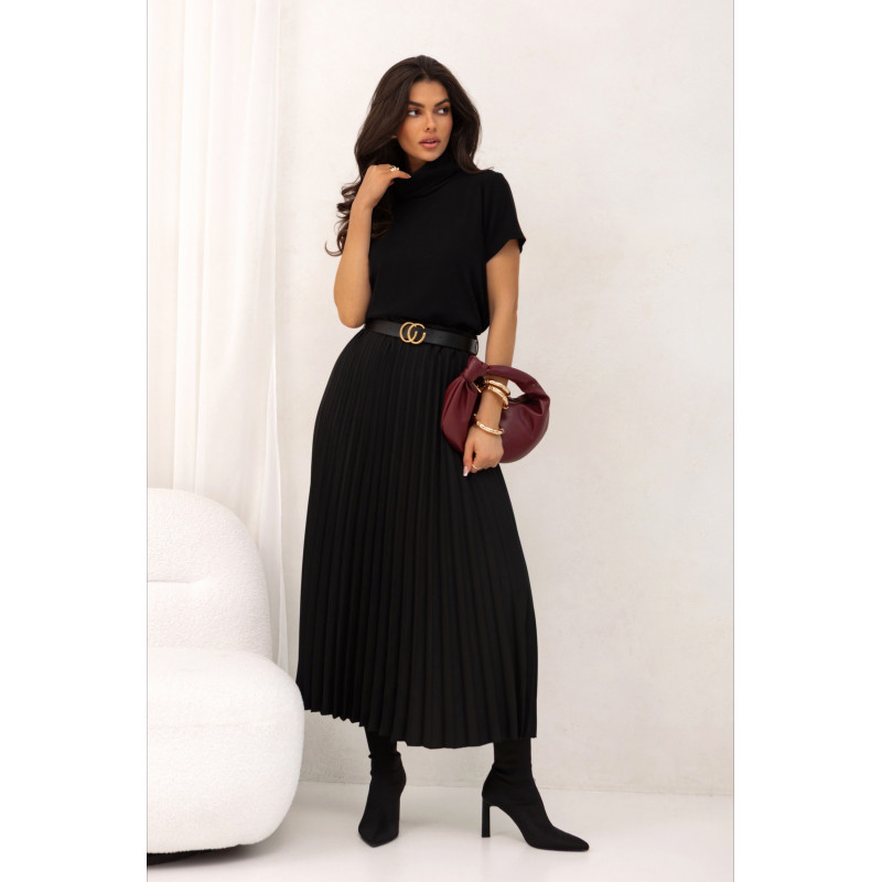 WISKOZOWA BLUZKA Z GOLFEM