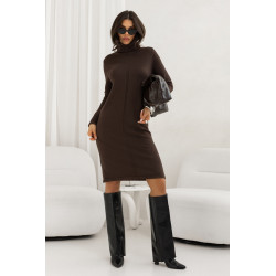 DZIANINOWA SUKIENKA Z GOLFEM