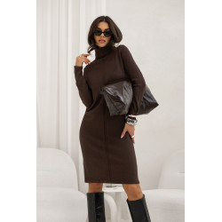 DZIANINOWA SUKIENKA Z GOLFEM