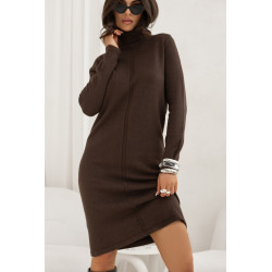 DZIANINOWA SUKIENKA Z GOLFEM