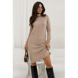 DZIANINOWA SUKIENKA Z GOLFEM