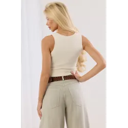 Prążkowany top basic | Hurtownia damska online z Włoch