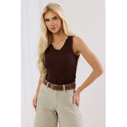 Prążkowany top basic | Hurtownia damska online z Włoch