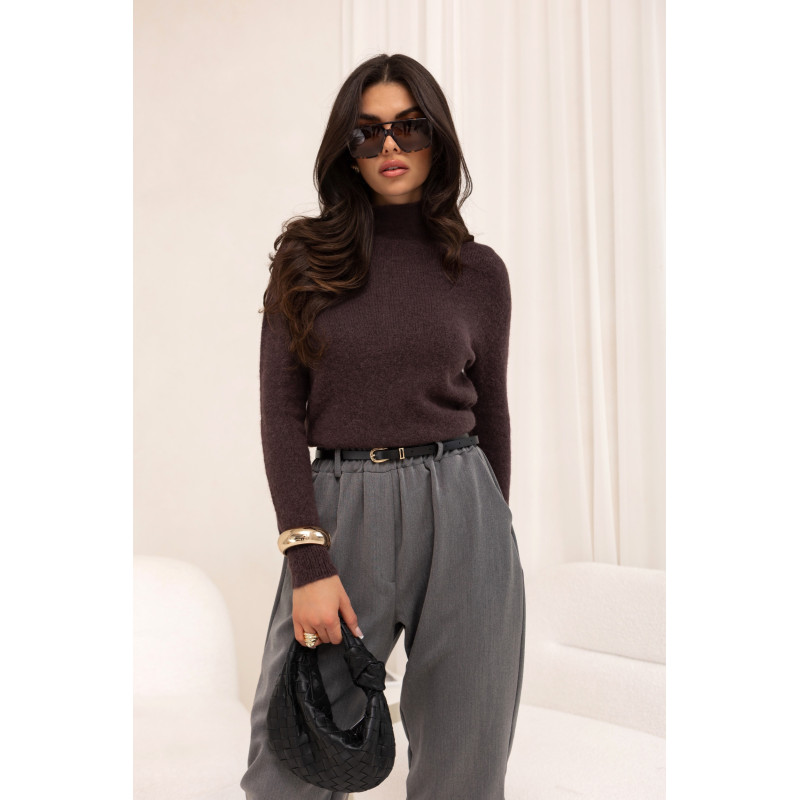 DZIANINOWY GOLF Z ALPAKI