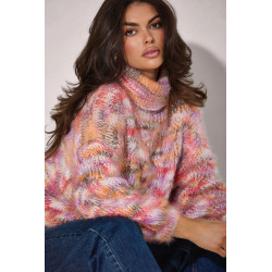 WIELOKOLOROWY GOLF Z WARKOCZOWYM SPLOTEM