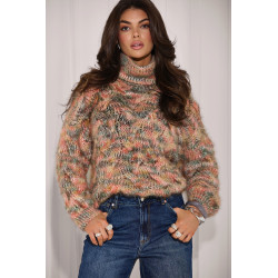 WIELOKOLOROWY GOLF Z WARKOCZOWYM SPLOTEM