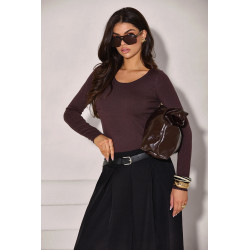 DZIANINOWY SWETER Z KOLEKCJI BASIC