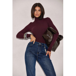 DOPASOWANY GOLF Z PRĄŻKOWANEJ DZIANINY