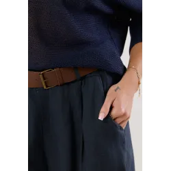 Szorty bermudy oversize z paskiem