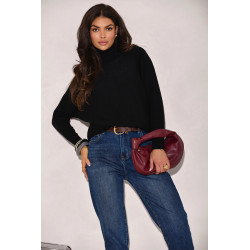 OVERSIZOWY SWETER Z GOLFEM