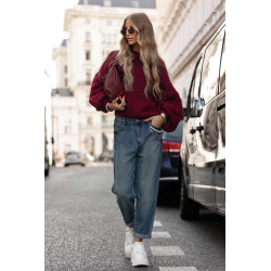 SWETER Z BUFIASTYMI RĘKAWAMI