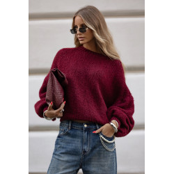 SWETER Z BUFIASTYMI RĘKAWAMI