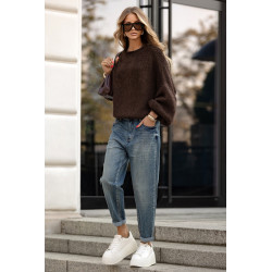 SWETER Z BUFIASTYMI RĘKAWAMI