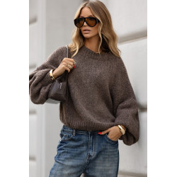 SWETER Z BUFIASTYMI RĘKAWAMI