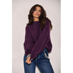 SWETER Z BUFIASTYMI RĘKAWAMI