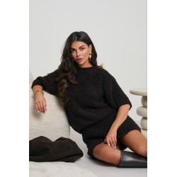 KOMPLET Z DZIANINY BOUCLE