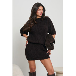 KOMPLET Z DZIANINY BOUCLE