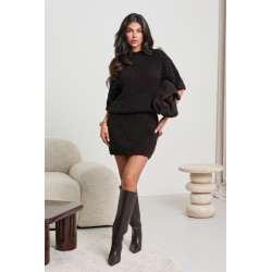 KOMPLET Z DZIANINY BOUCLE