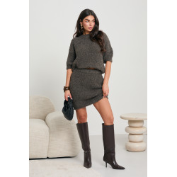 KOMPLET Z DZIANINY BOUCLE