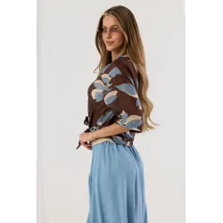 Koszula oversize w liście
