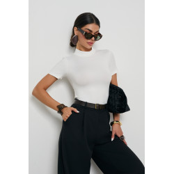 BODY Z ELASTYCZNEJ DZIANINY ZE STÓJKĄ