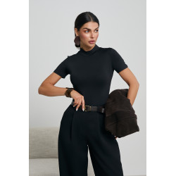 BODY Z ELASTYCZNEJ DZIANINY ZE STÓJKĄ