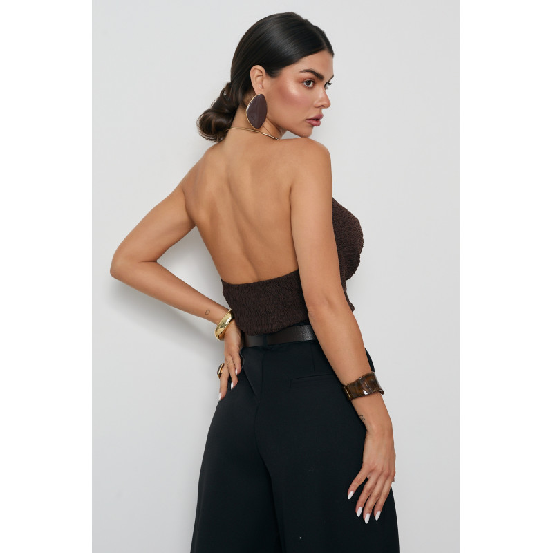 KARBOWANE BODY HALTER Z NASZYJNIKIEM