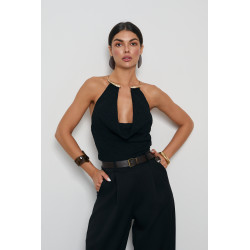 KARBOWANE BODY HALTER Z NASZYJNIKIEM