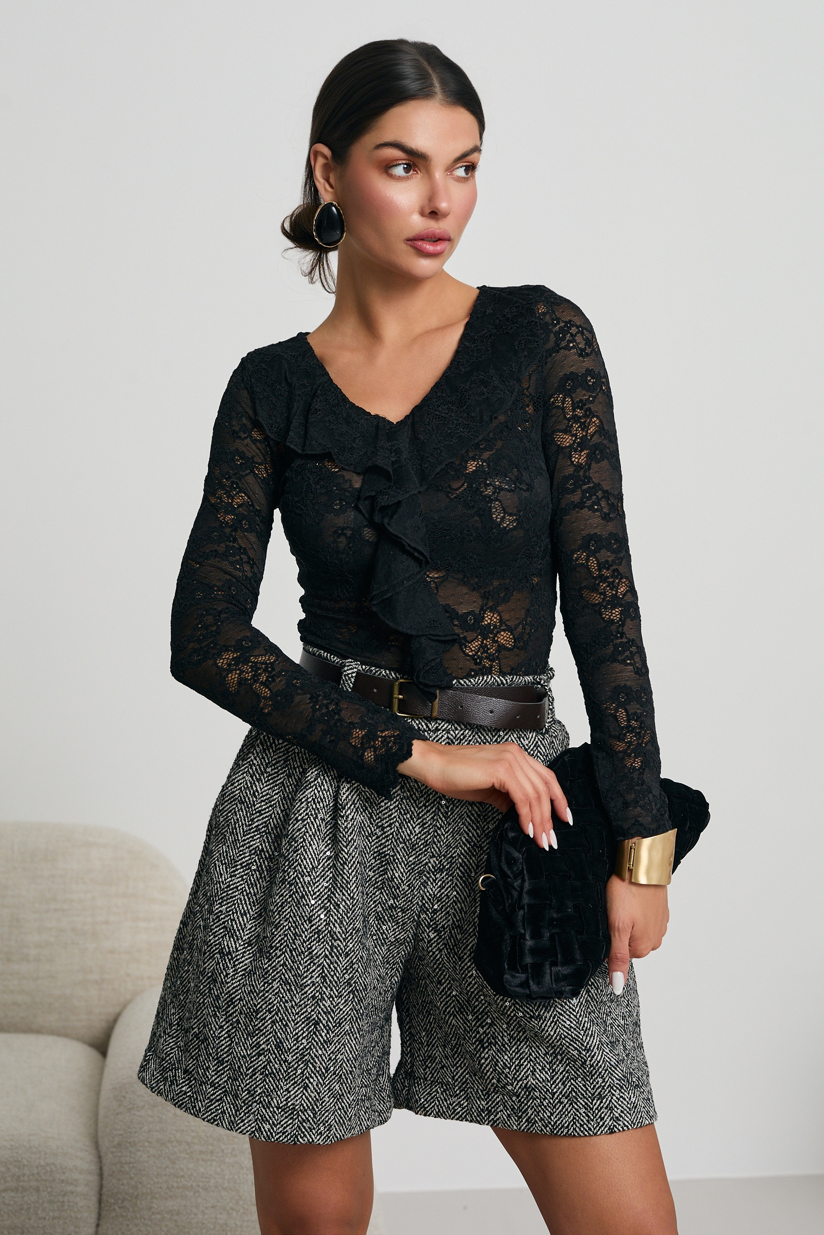 KORONKOWE BODY Z FALBANĄ