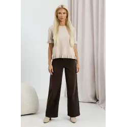 Jeansy z szeroką nogawką typu wide leg