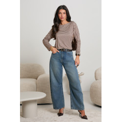 BLUZKA Z GEOMETRYCZNYM PRINTEM