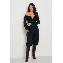 KORONKOWE BODY  Z DEKOLTEM TYPU CARMEN