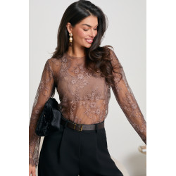 KORONKOWA BLUZKA TYPU MGIEŁKA