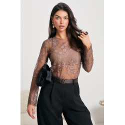 KORONKOWA BLUZKA TYPU MGIEŁKA