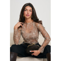 KORONKOWA BLUZKA TYPU MGIEŁKA