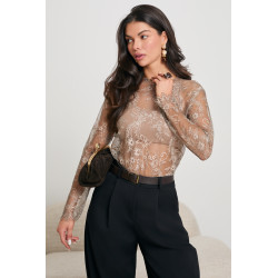 KORONKOWA BLUZKA TYPU MGIEŁKA