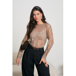 KORONKOWA BLUZKA TYPU MGIEŁKA