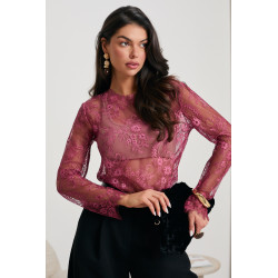 KORONKOWA BLUZKA TYPU MGIEŁKA