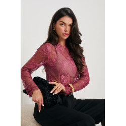 KORONKOWA BLUZKA TYPU MGIEŁKA
