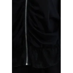 Bluza z marszczeniem i koronką